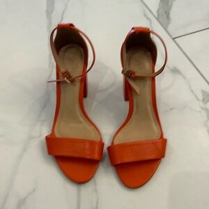 Orange sandals
